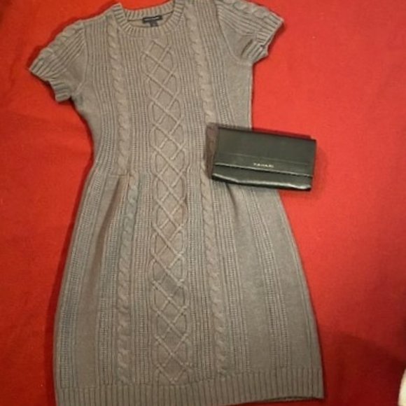 Tommy Hilfiger Dresses & Skirts - Tommy Hilfiger Gray Sweater Dress-Size M